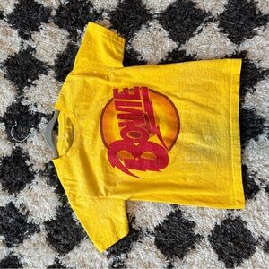 Licensed Brand new never worn Yellow Bowie concert Kids 5T T-Shirt